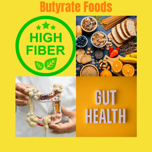 Butyrate foods - high fiber